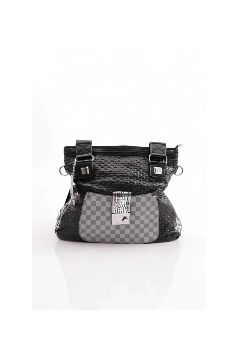 CCS 17371 Lüks Gösterişli Siyah Renk El Kol Çantası