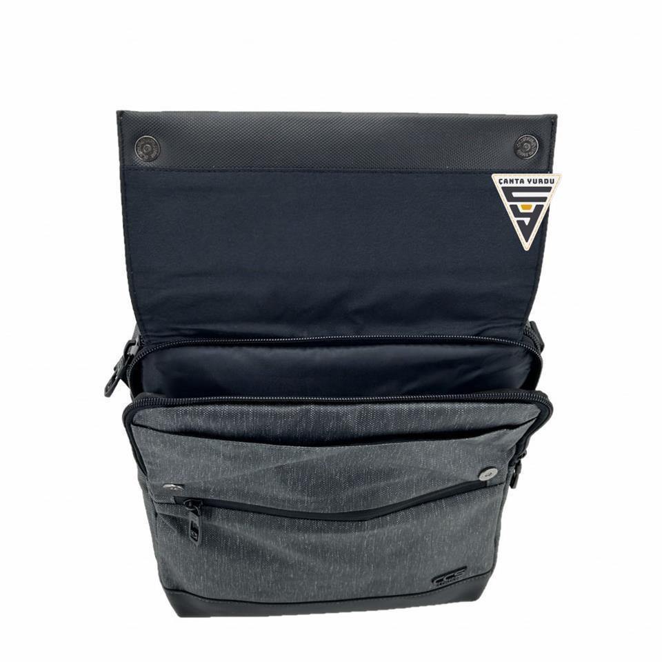 Ççs  31162 Omuz Askılı Çapraz Postacı Çanta Gri