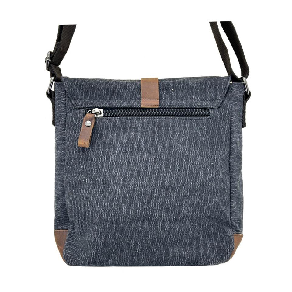 Ççs  31461 Kanvas Postacı Omuz Çantası Siyah