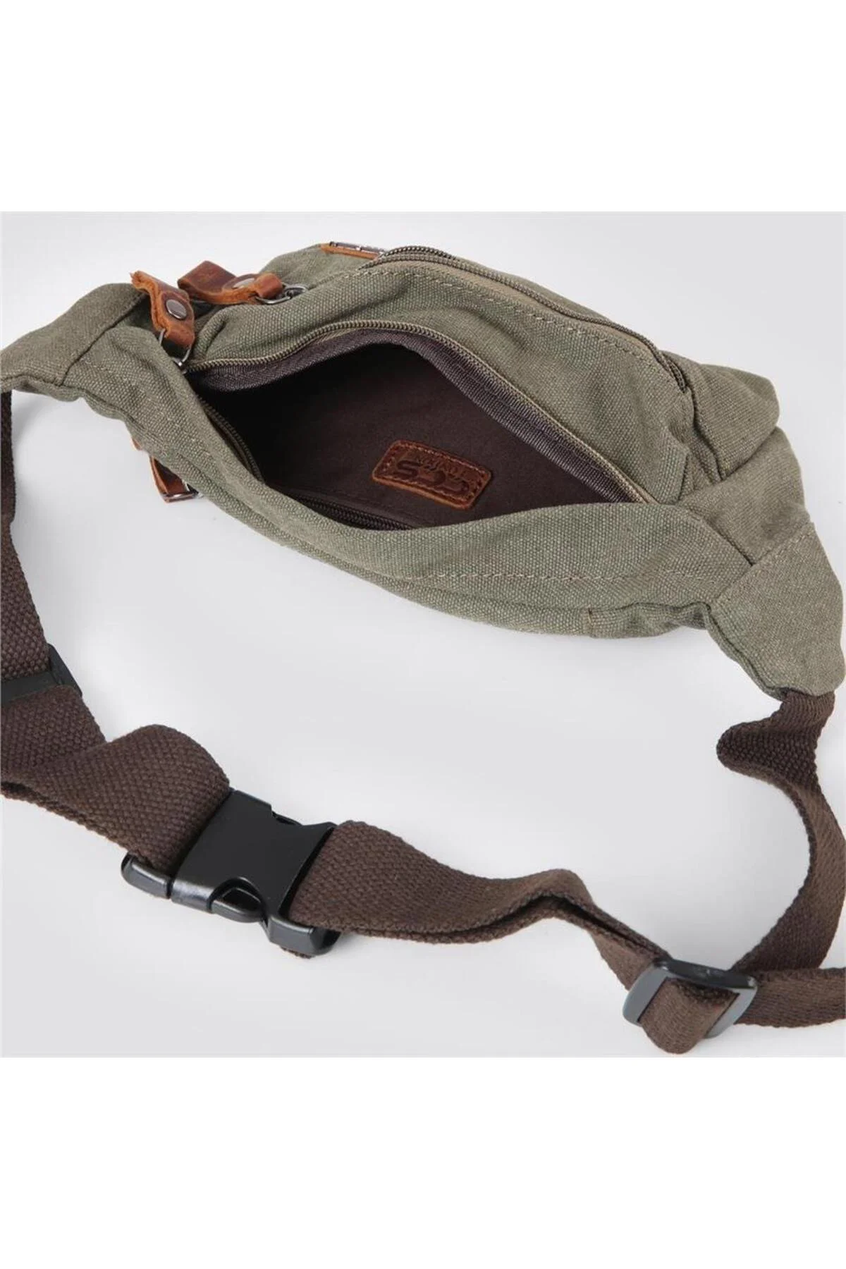 Ççs 31516 Sport Kanvas Bel Çantası Yeşil Ççs 31516 Sport Kanvas Bel Çantası Yeşil