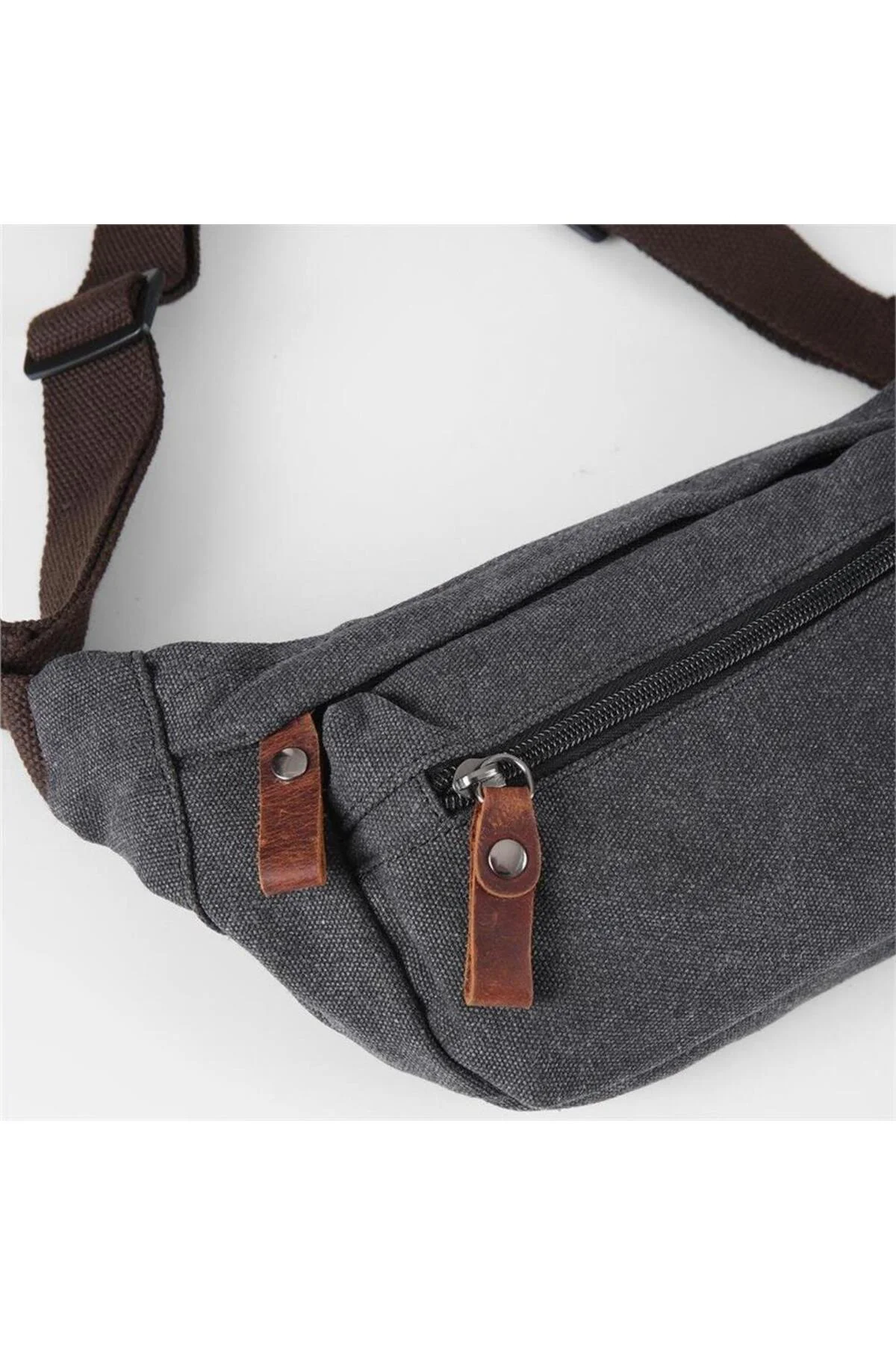 Ççs 31516 Sport Kanvas Bel Çantası Siyah Ççs 31516 Sport Kanvas Bel Çantası Siyah