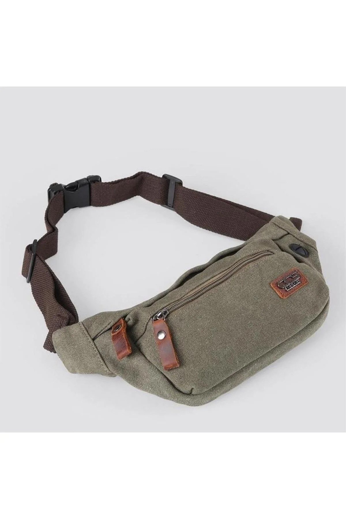 Ççs 31516 Sport Kanvas Bel Çantası Yeşil Ççs 31516 Sport Kanvas Bel Çantası Yeşil
