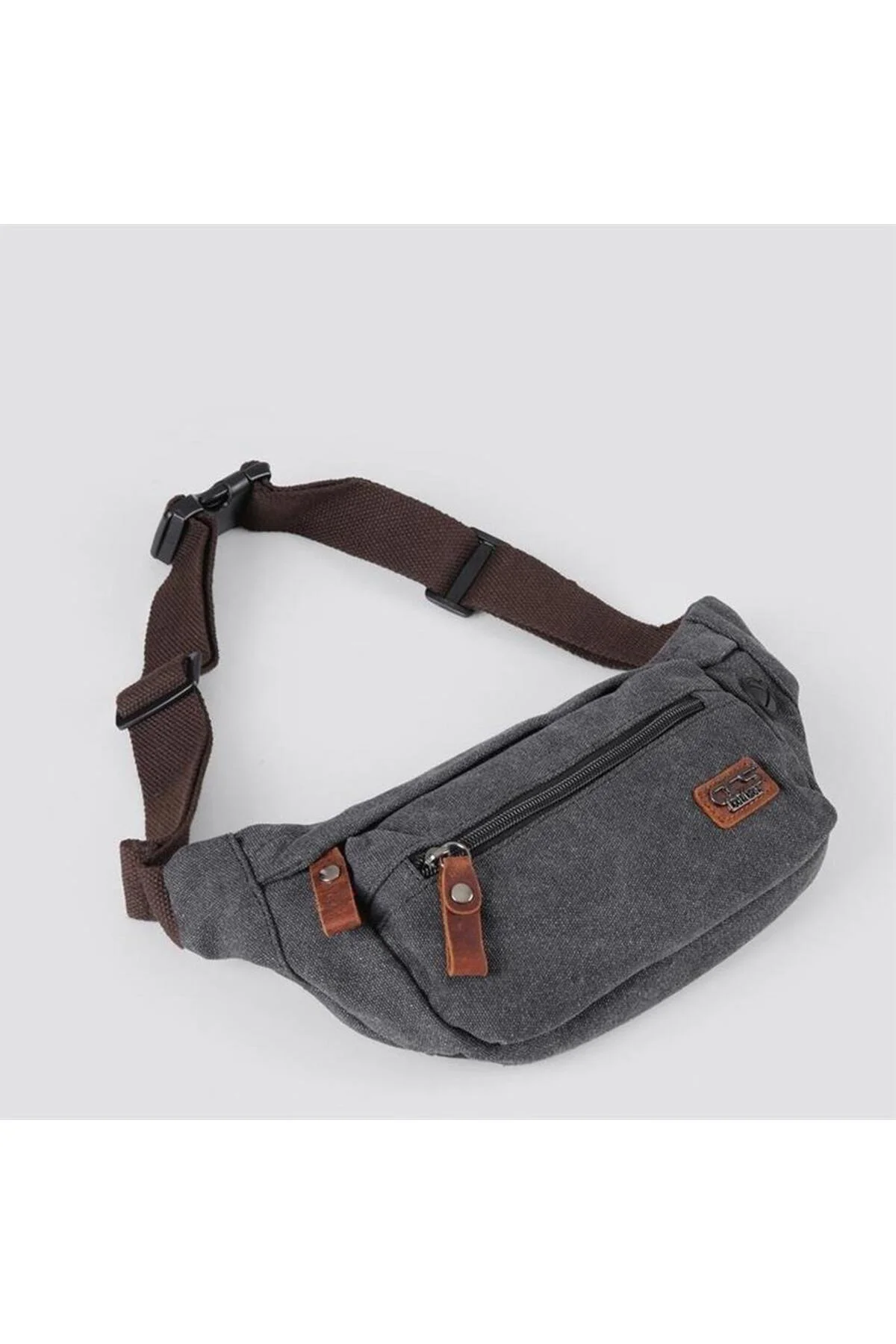 Ççs 31516 Sport Kanvas Bel Çantası Siyah Ççs 31516 Sport Kanvas Bel Çantası Siyah