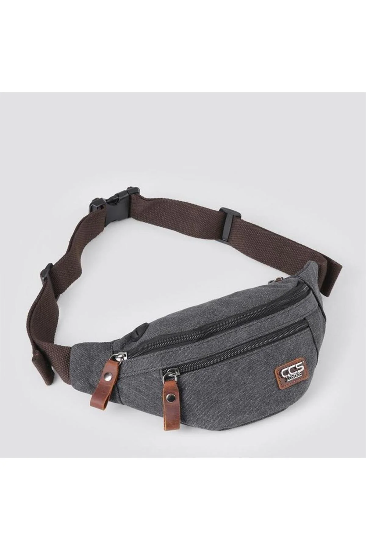 Ççs 31517 Sport Kanvas Bel Çantası Siyah Ççs 31517 Sport Kanvas Bel Çantası Siyah