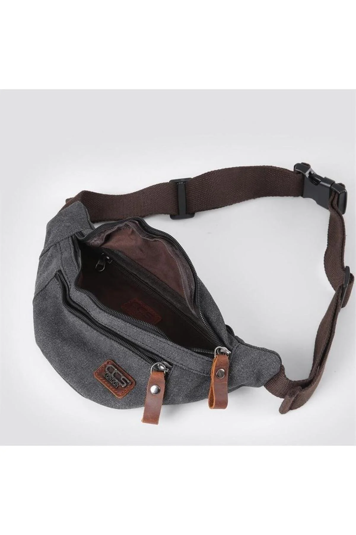 Ççs 31517 Sport Kanvas Bel Çantası Siyah Ççs 31517 Sport Kanvas Bel Çantası Siyah