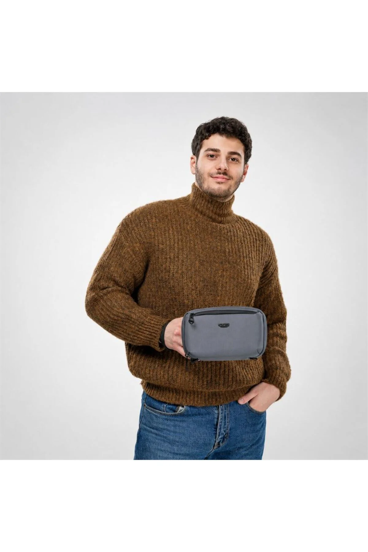 ÇÇS 31555 Ayarlanabilir Askılı Fonksiyonel El Çantası Gri