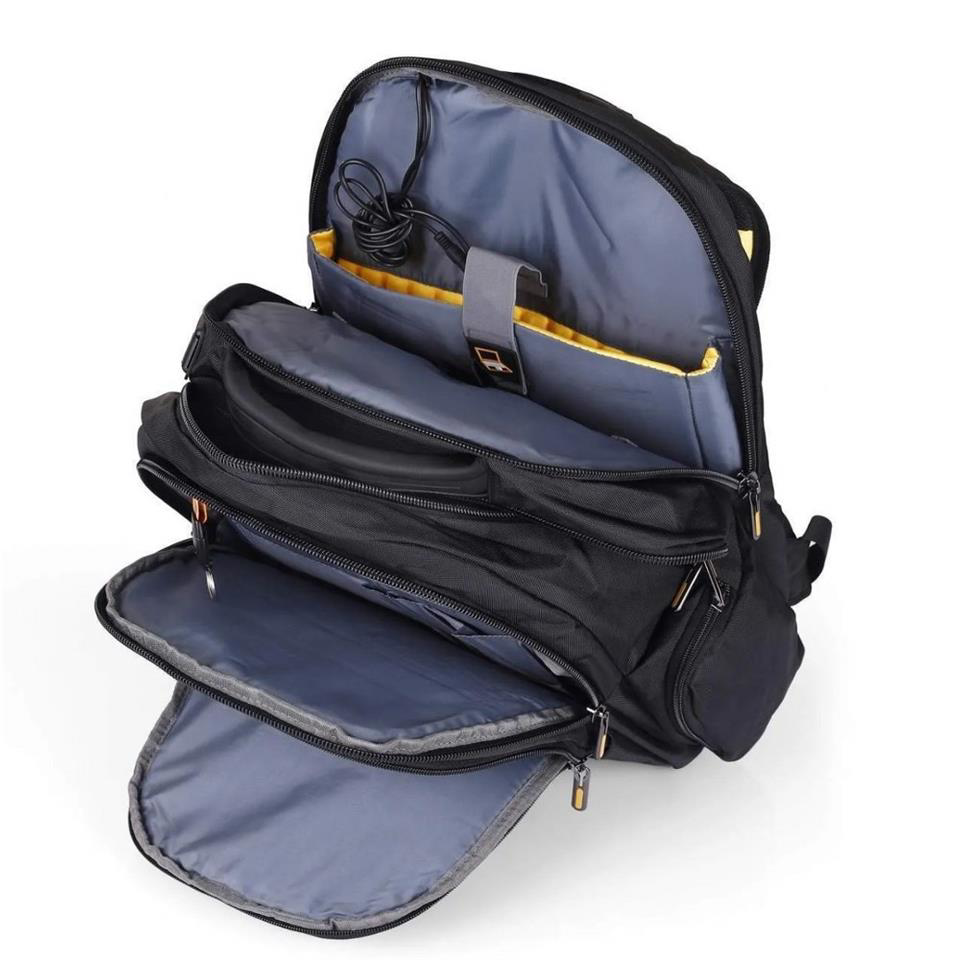 ÇÇS 51248 Su Geçirmez USB Girişli Laptop Bölmeli Sırt Çantası