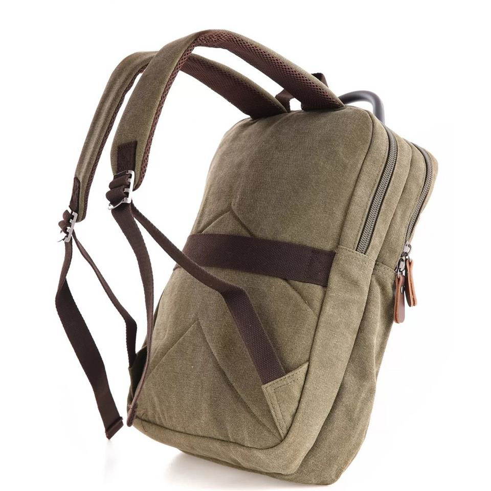 ÇÇS 51399 Kanvas Sırt Çantası Yeşil