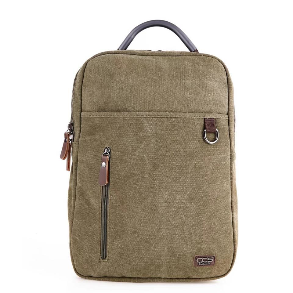 ÇÇS 51399 Kanvas Sırt Çantası Yeşil