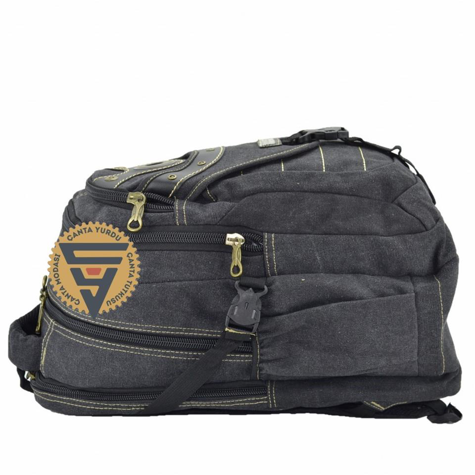 Çanta Yurdu Ççs 51405 Su Geçirmez Kanvas Sırt Çantası Siyah Çanta Yurdu Ççs 51405 Su Geçirmez Kanvas Sırt Çantası Siyah