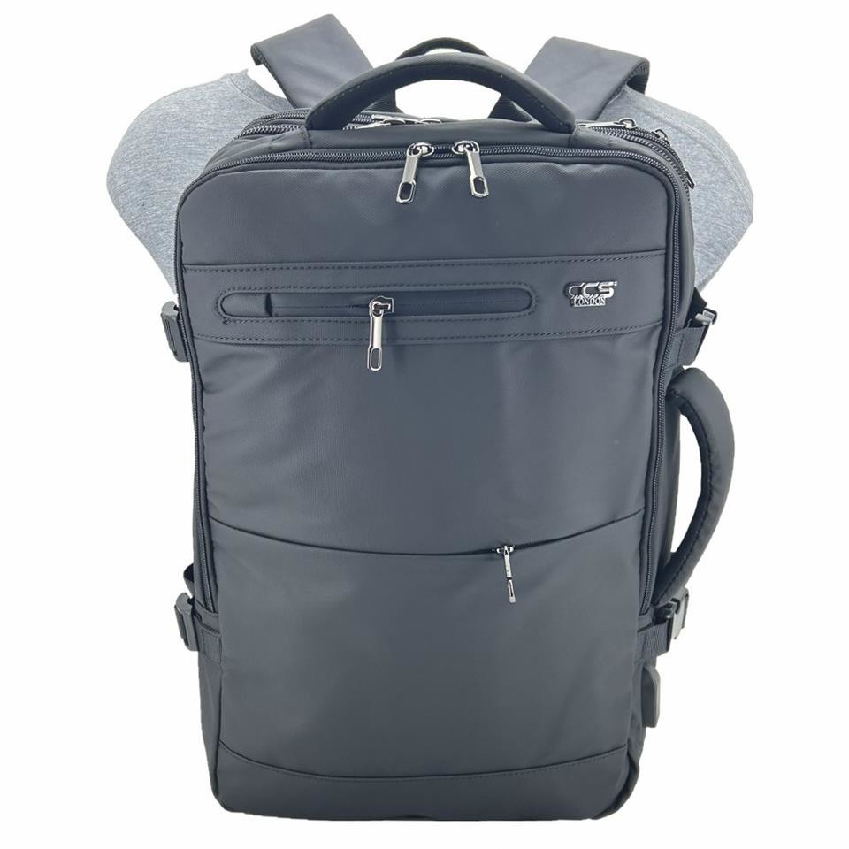 Ççs  51479 Su Geçirmez Laptop Ve Evrak Sırt Çantası Siyah