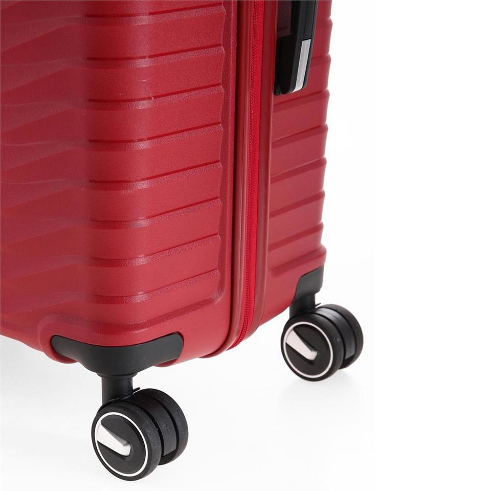 Ççs  5235 Polipropilen Büyük Boy Valiz Bordo