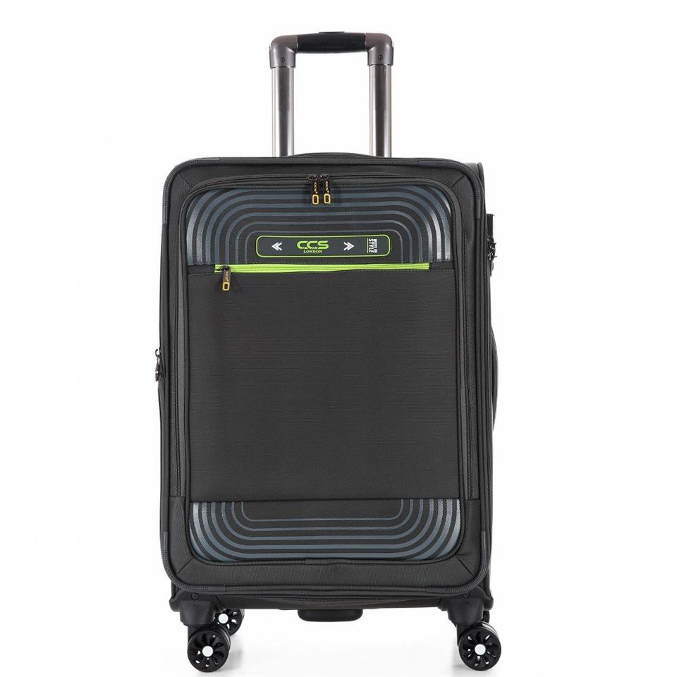 Ççs  620 Kumaş Küçük Boy Valiz Gri