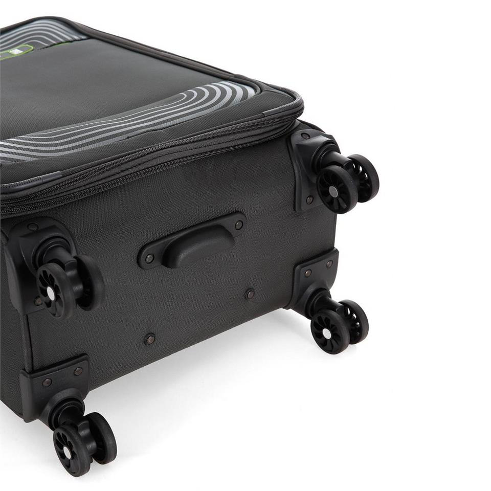 Ççs  620 Kumaş Orta Boy Valiz Gri