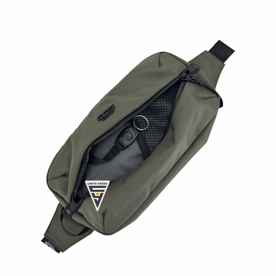 Ççs  London 31417 Xl Bel Çantasi Haki