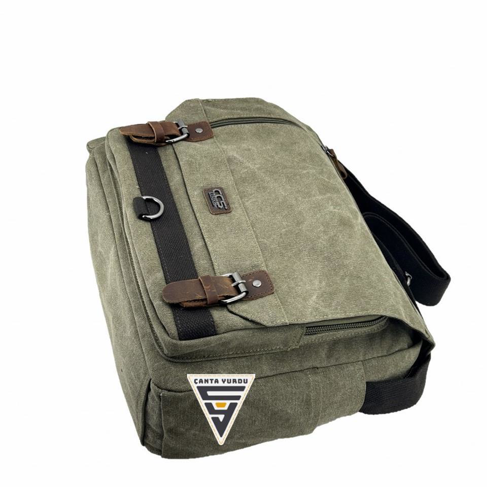 Ççs  London 31466 Omuz Askılı Evrak Çantası Haki