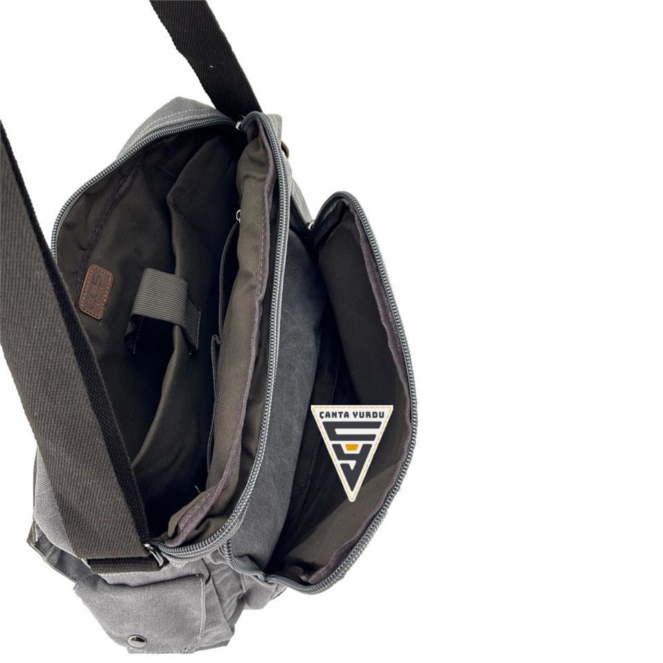 Ççs  London 31466 Omuz Askılı Evrak Çantası Gri