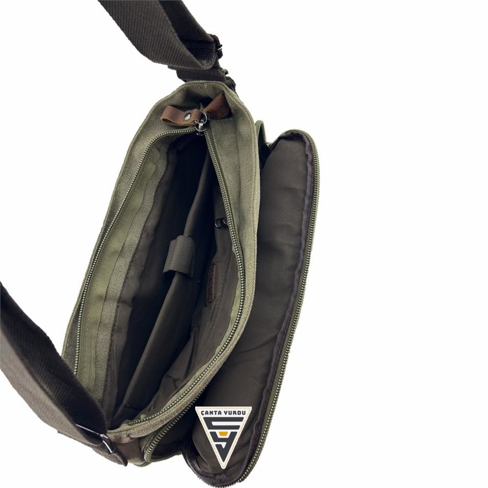 Çanta Yurdu Ççs London 31472 Kanvas Postaci Çanta Evrak Çantasi Yeşil Çanta Yurdu Ççs London 31472 Kanvas Postaci Çanta Evrak Çantasi Yeşil