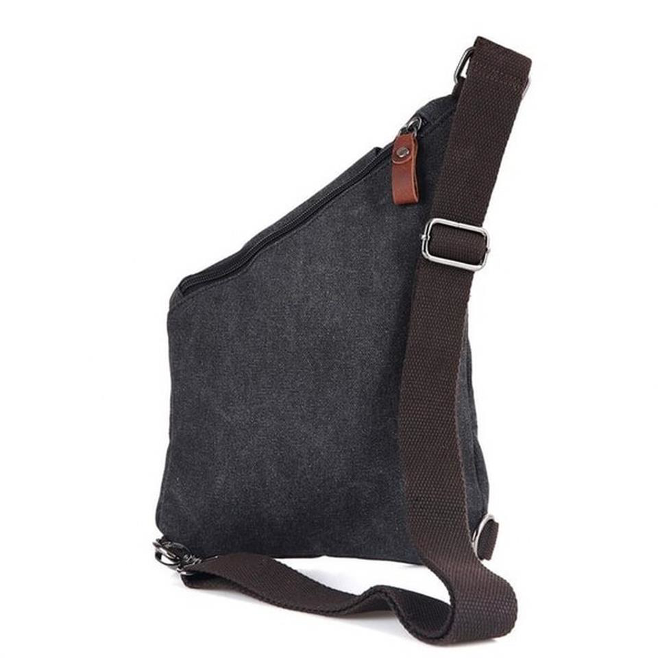 Ççs  London 31473 Kanvas Sırt Ve Göğüs Çantası Siyah