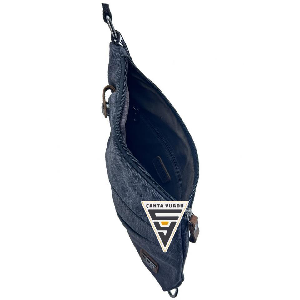 Ççs  London 31473 Kanvas Sırt Ve Göğüs Çantası Siyah