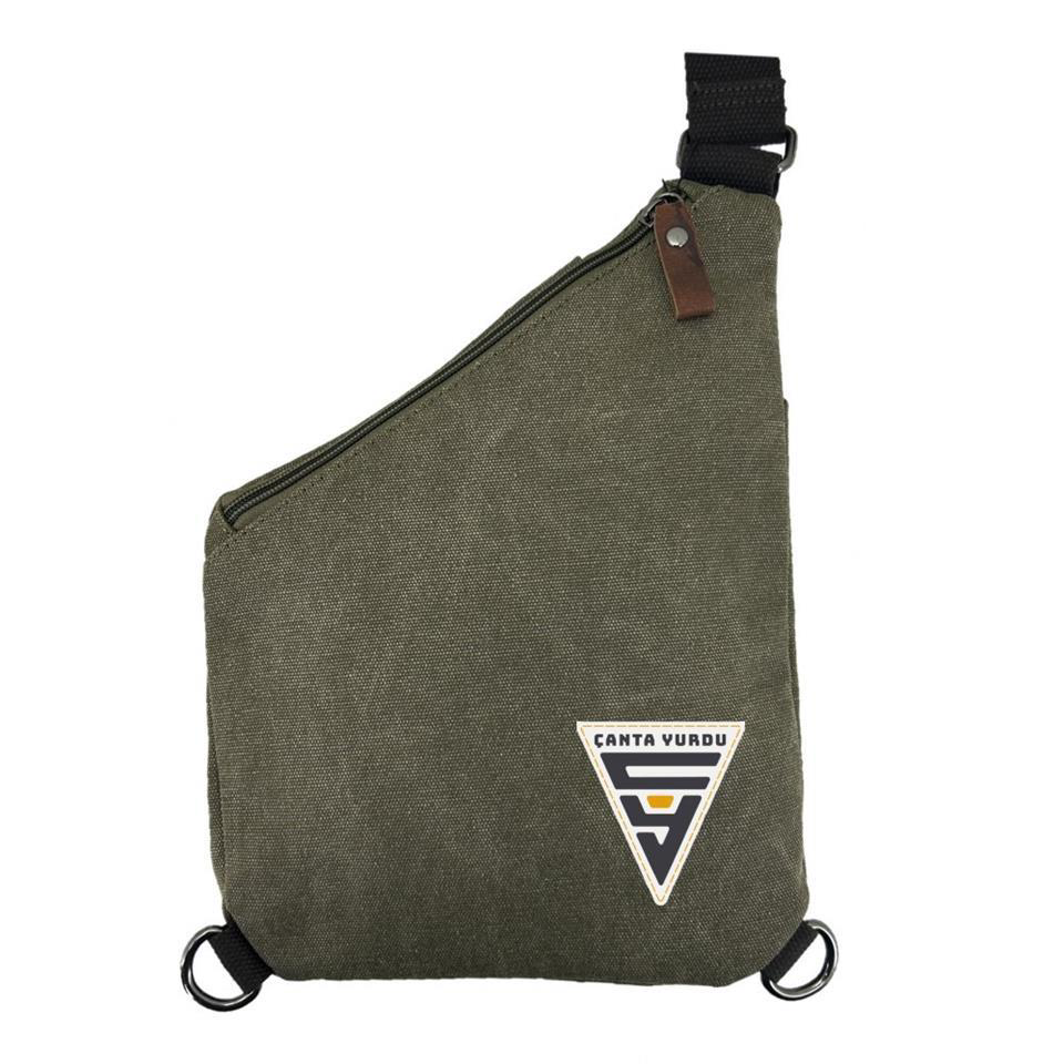 Ççs  London 31473 Kanvas Sırt Ve Göğüs Çantası Haki