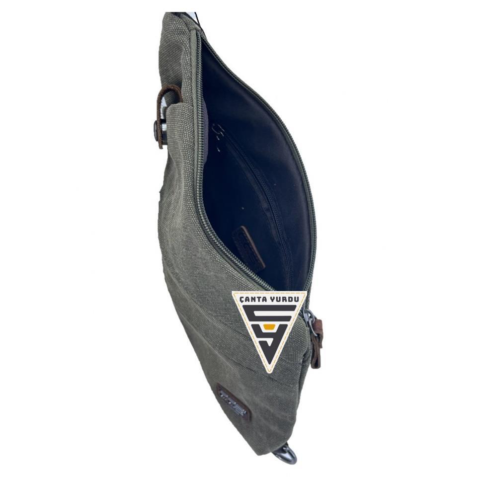 Ççs  London 31473 Kanvas Sırt Ve Göğüs Çantası Haki