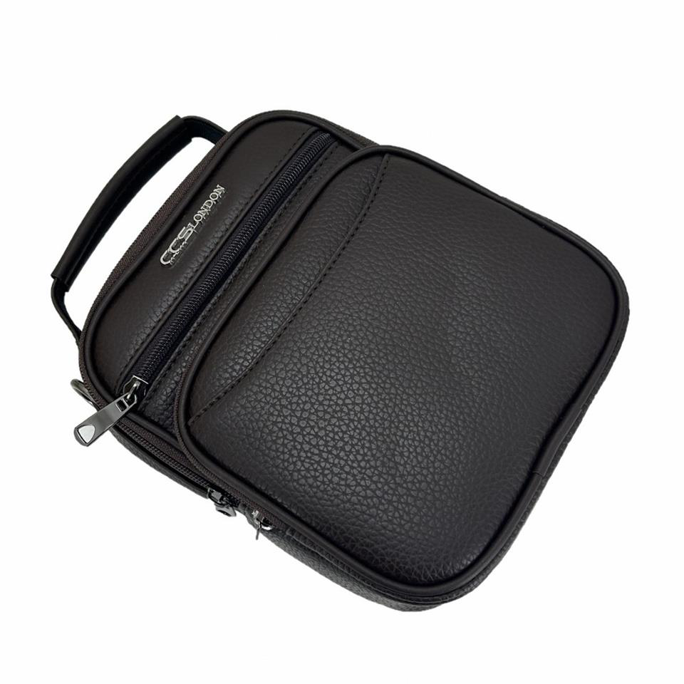 Ççs  London 31497 Vegan Deri Omuz Askılı El Çantası Kahve