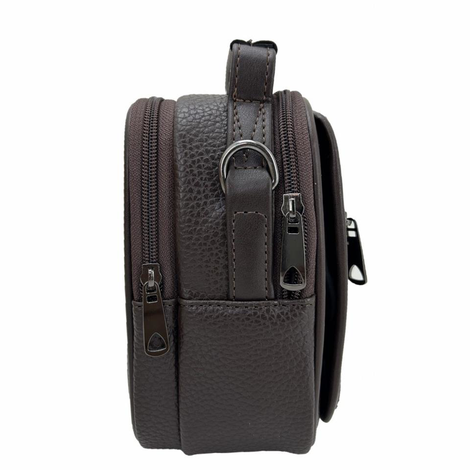 Ççs  London 31500 Vegan Deri Omuz Askılı El Çantası Kahve