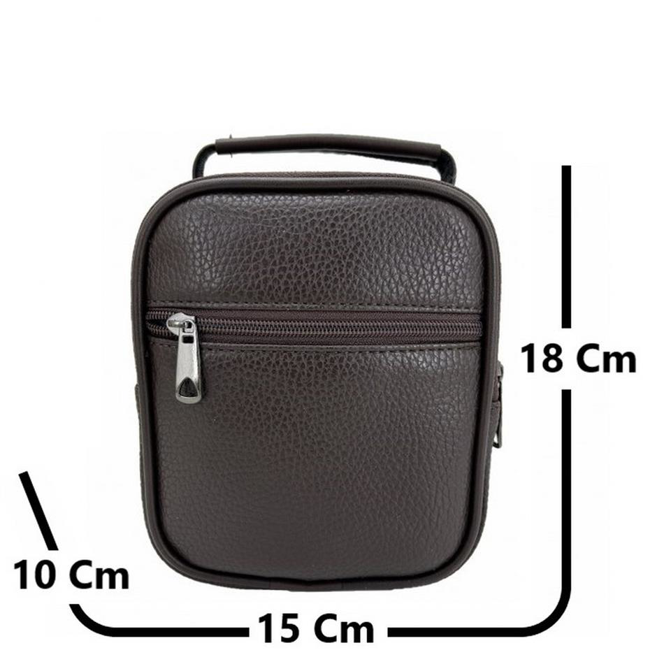 Ççs  London 31500 Vegan Deri Omuz Askılı El Çantası Kahve