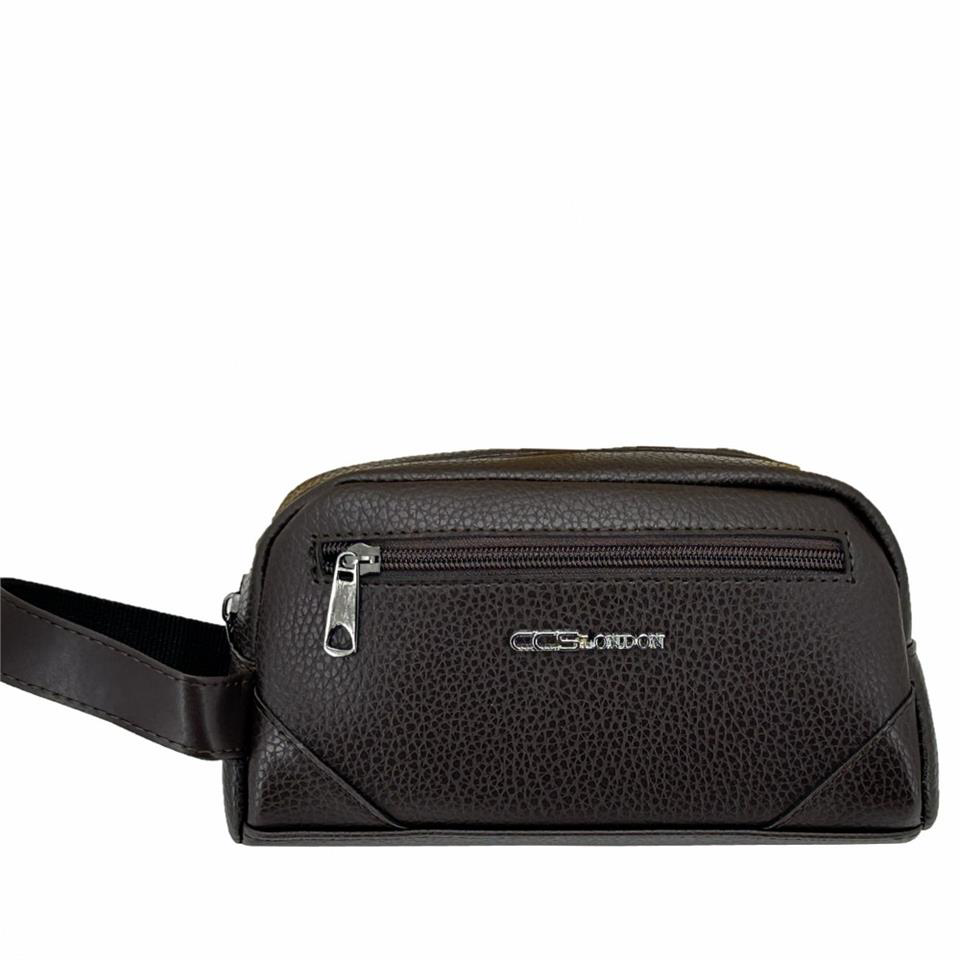 Ççs  London 31503 Seyahat Losyon Tiraş Takimi Çantasi Kahve