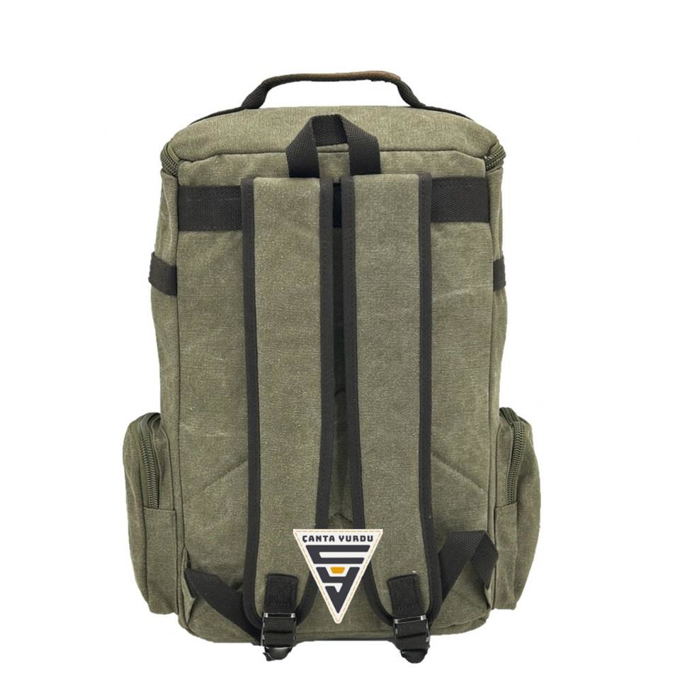 Ççs London 51564 Kanvas Seyahat Sırt Çantası Yeşil