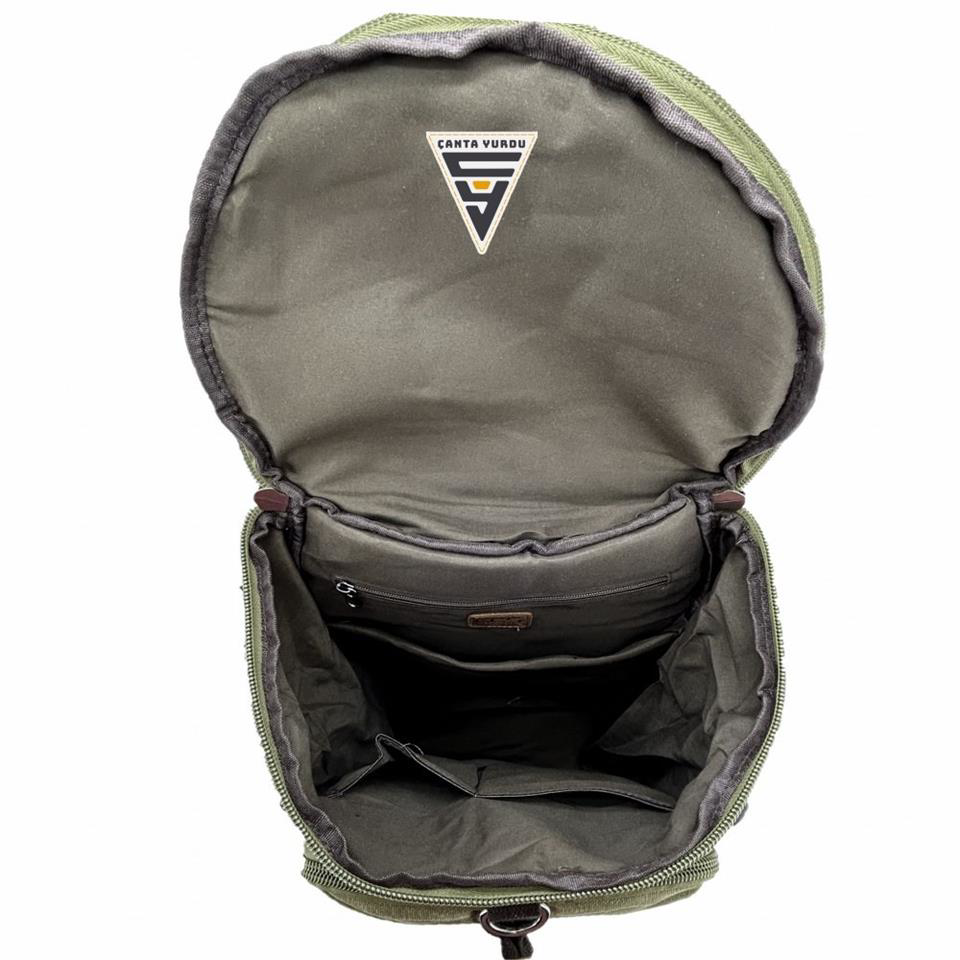 Çanta Yurdu Ççs London 51566 Kanvas Spor Sırt Çantası Yeşil