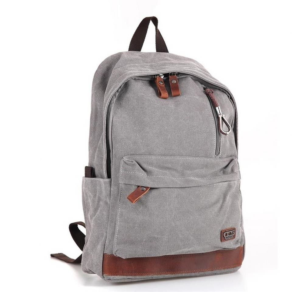 Ççs  London 51568 Kanvas Usb Usb Çıkışlı Sırt Çantası Gri