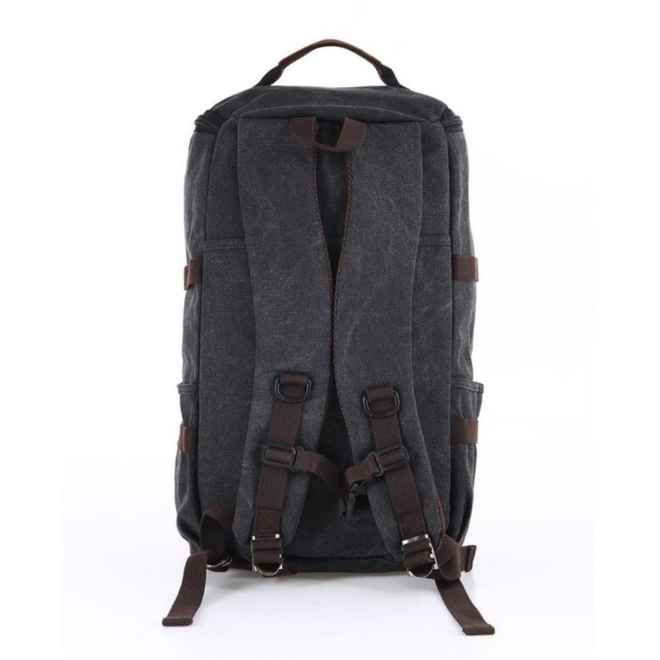 Ççs  London 51566 Kanvas Slindir Sırt Çantası Siyah