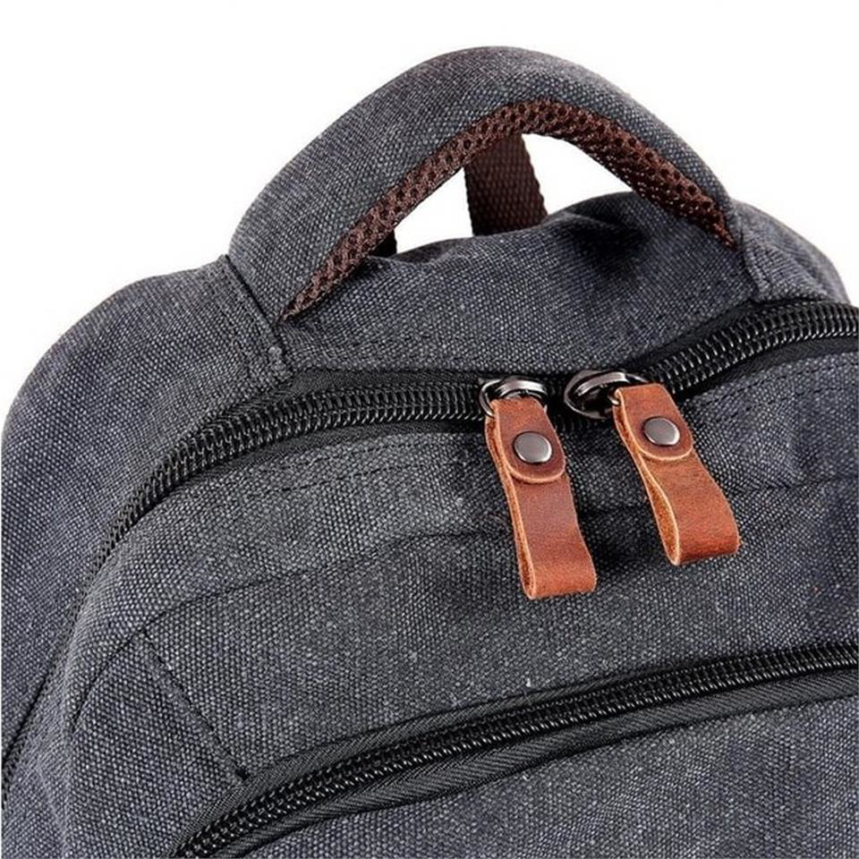 Ççs  London 51567 Kanvas Sırt Çantası Siyah