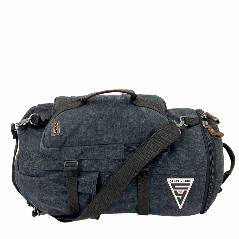 Çanta Yurdu Ççs London 51566 Kanvas Spor Sırt Çantası Siyah