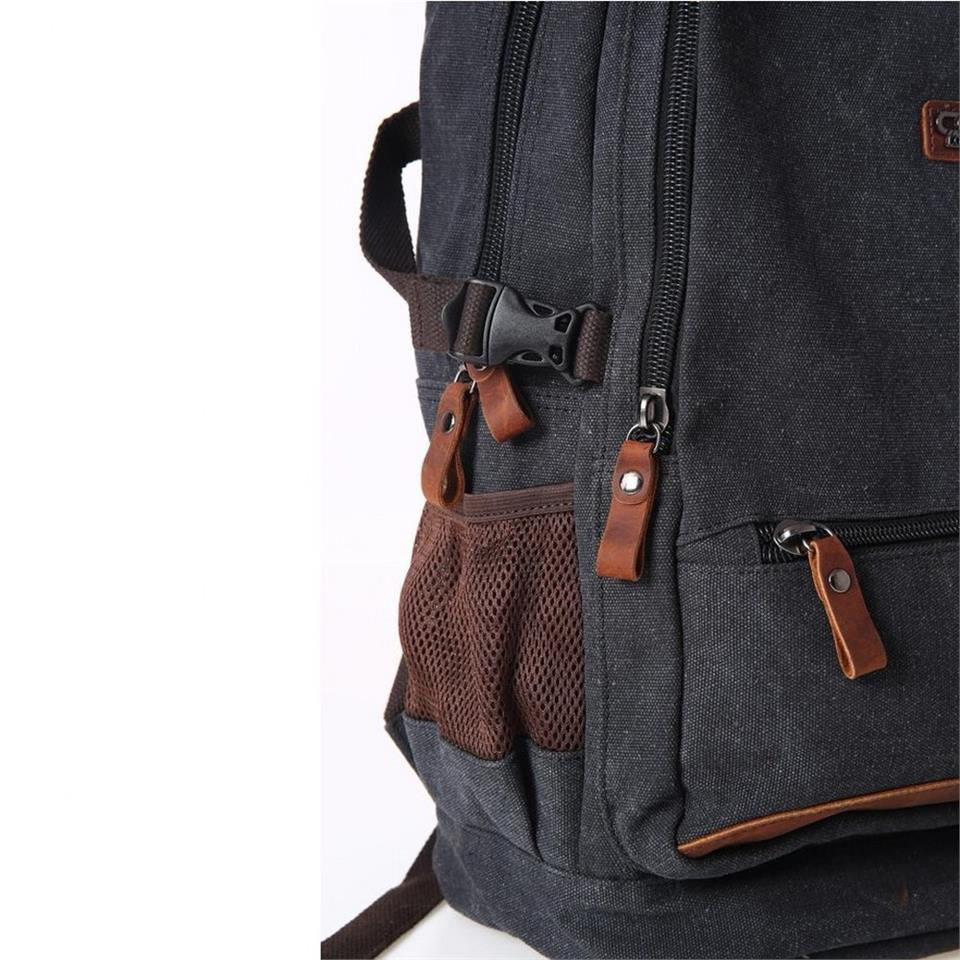 Ççs  London 51573 Laptop Kanvas Sırt Çantası Siyah