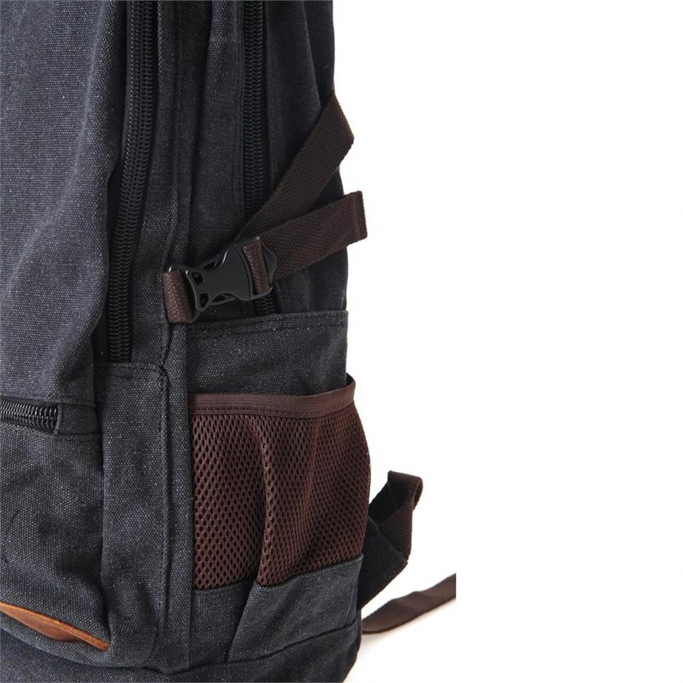 Ççs  London 51573 Laptop Kanvas Sırt Çantası Siyah