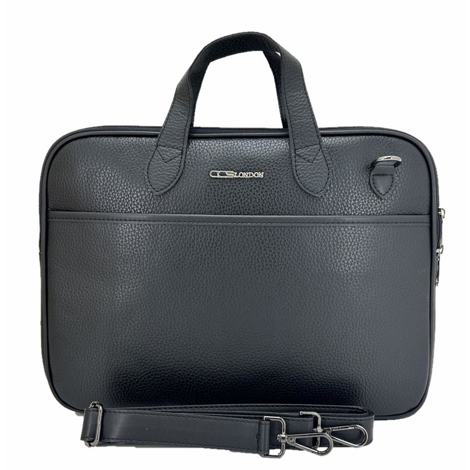 Ççs  London 71456 Vegan Deri Tablet Çantasi 10 İnç Siyah