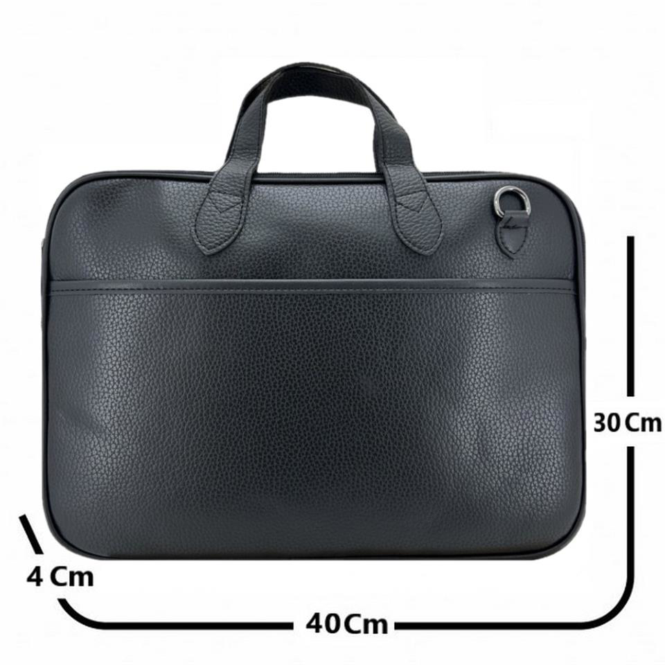 Ççs  London 71454  Vegan Evrak Laptop Çantasi 15 İnç Siyah