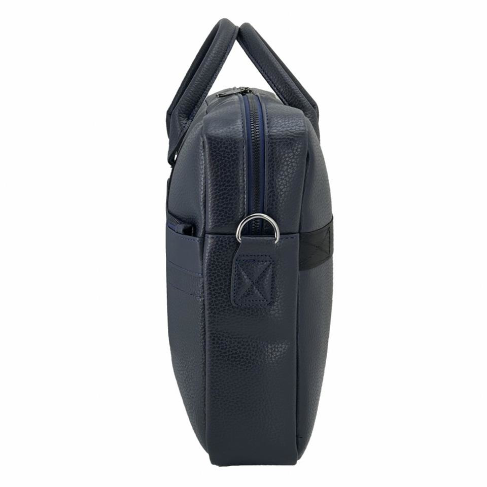 Ççs  London 71450 Vegan Deri Laptop Evrak Çantasi 15 İnç Lacivert