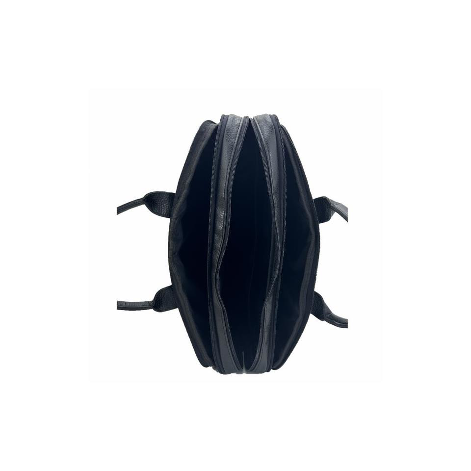 Ççs  London 71452 Vegan Deri Laptop Evrak Çantasi 15 İnç Siyah