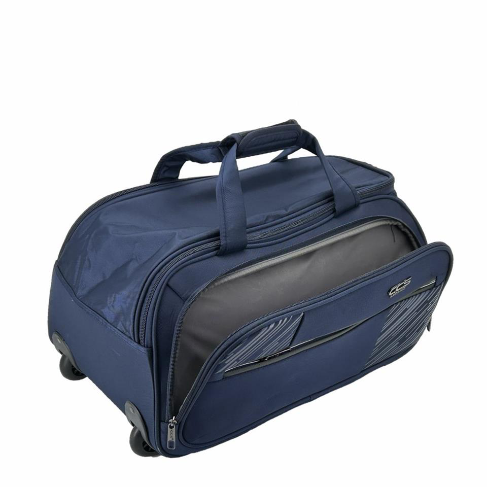 Ççs  London Kabin Boy 00676 Kumaş Valiz El Çantasi Lacivert