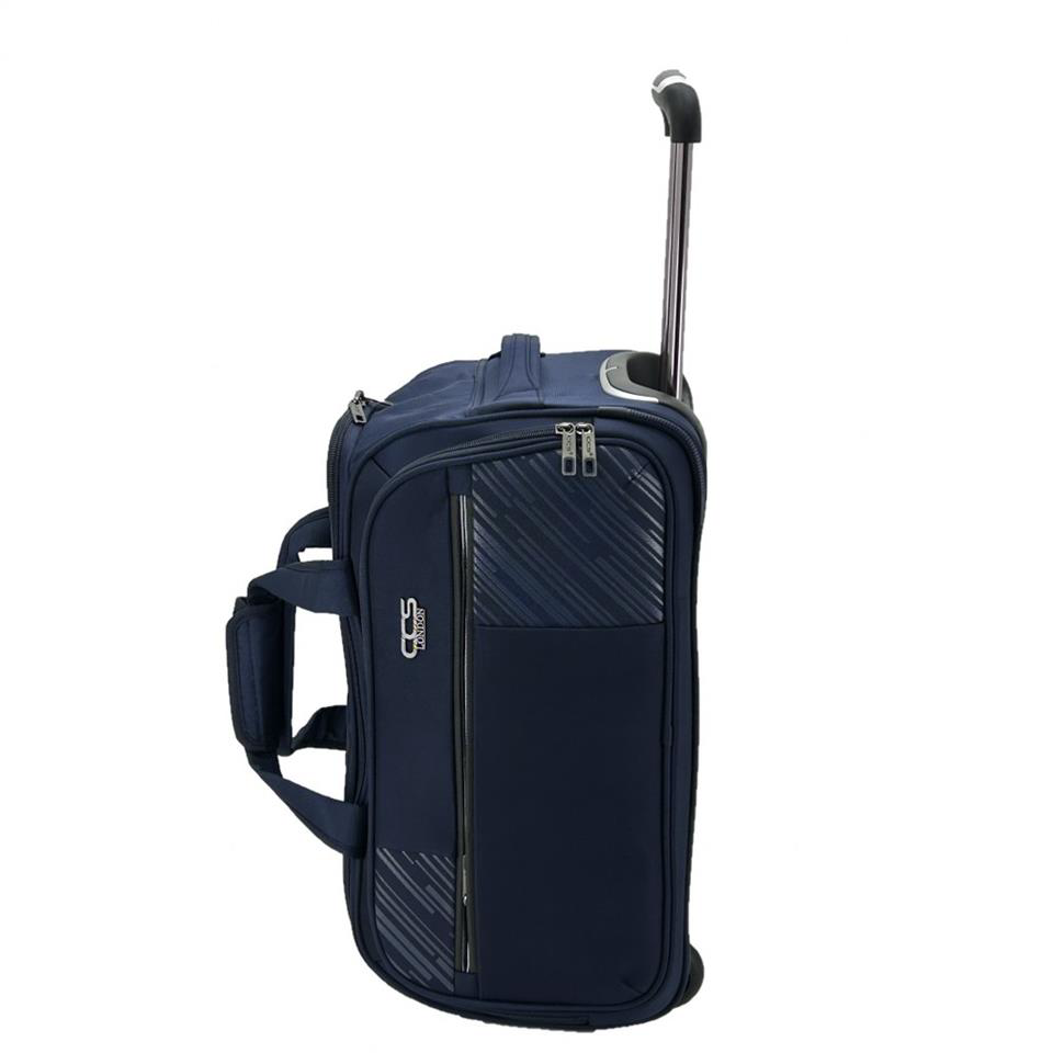Ççs  London Kabin Boy 00676 Kumaş Valiz El Çantasi Lacivert