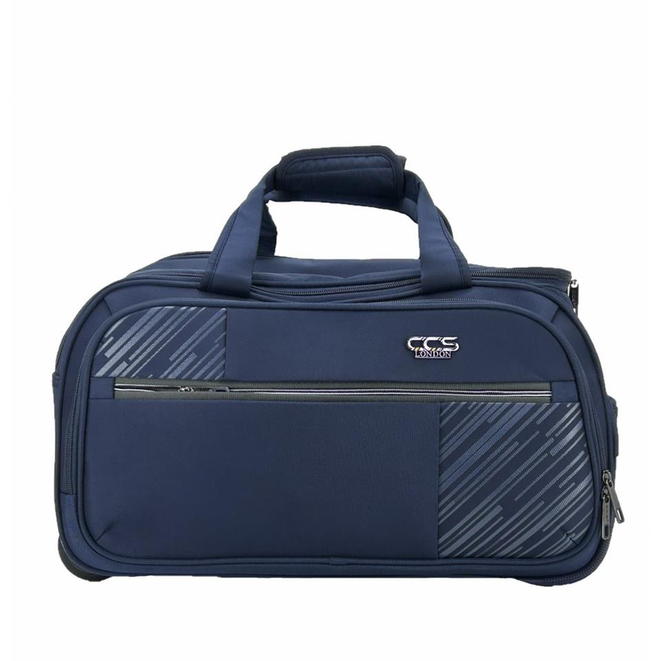 Ççs  London Kabin Boy 00676 Kumaş Valiz El Çantasi Lacivert