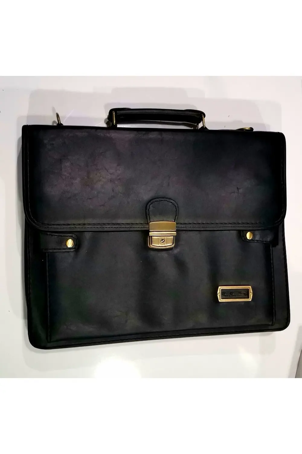 CCS Suni Deri Evrak Çantası