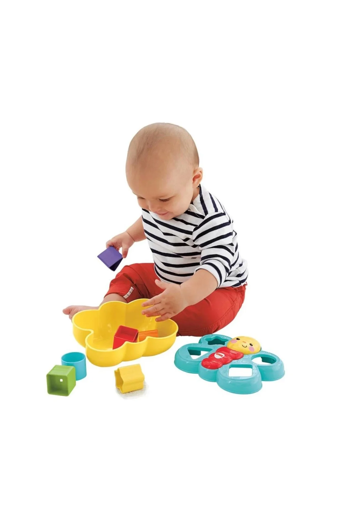 CDC22 Fisher-Price® Şekil Eşleştirme Arkadaşı Kelebek / Sıralama ve Şekil Ayırma Oyuncakları