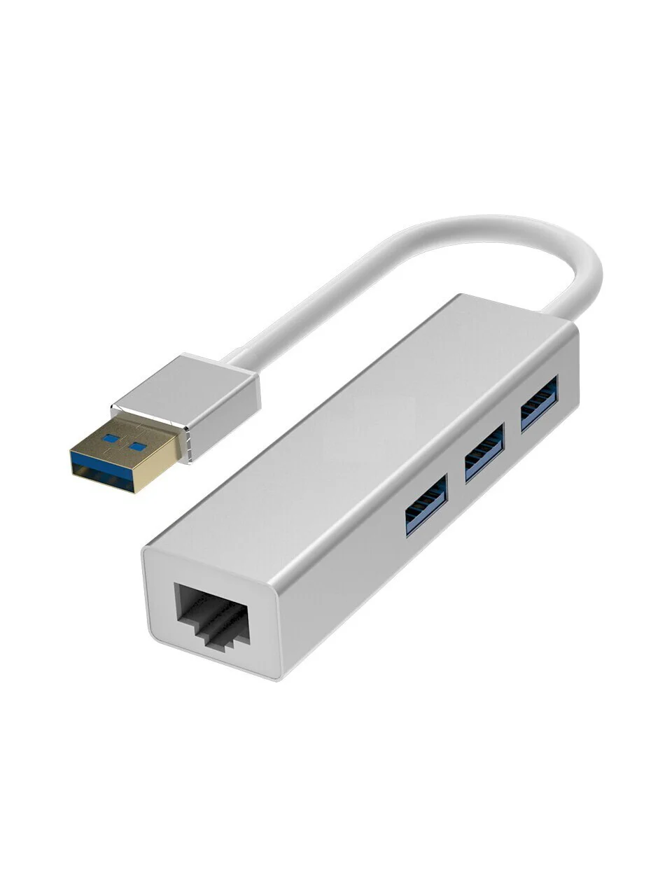 (CDG-CNV41) USB3.0 TO 3xUSB3.0/RJ45 HUB