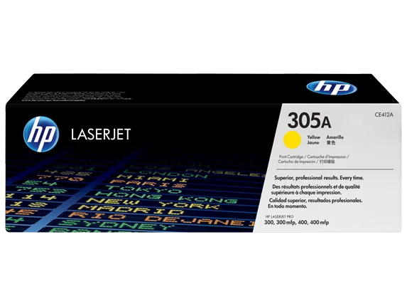 CE412A-305A Sarı Orijinal 2.600 Sayfa (PRO 400/MFP300/M351/M375/M451/M475) CE412A-305A Sarı Orijinal 2.600 Sayfa (PRO 400/MFP300/M351/M375/M451/M475)