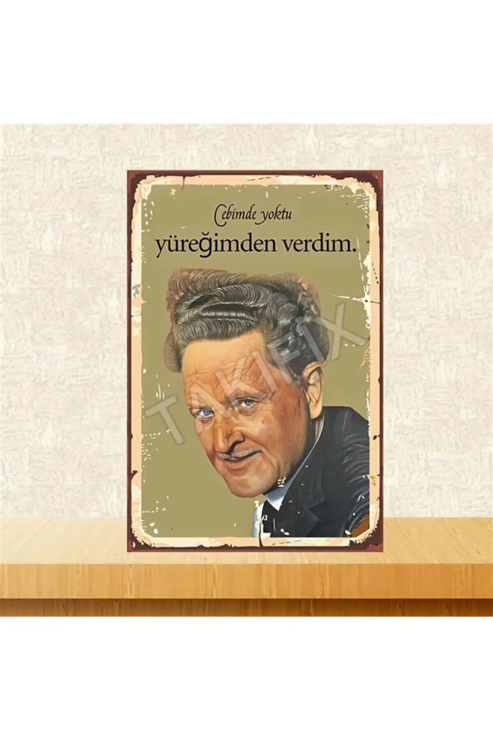 Cebimde Yoktu Nazım Hikmet 20-30 Cm Retro Ahşap Poster Fiyatı, Yorumları ve Özellikleri